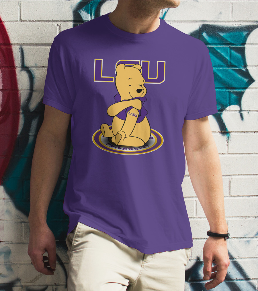 LSU Tigers Winnie The Pooh University Mascot T-Shirt