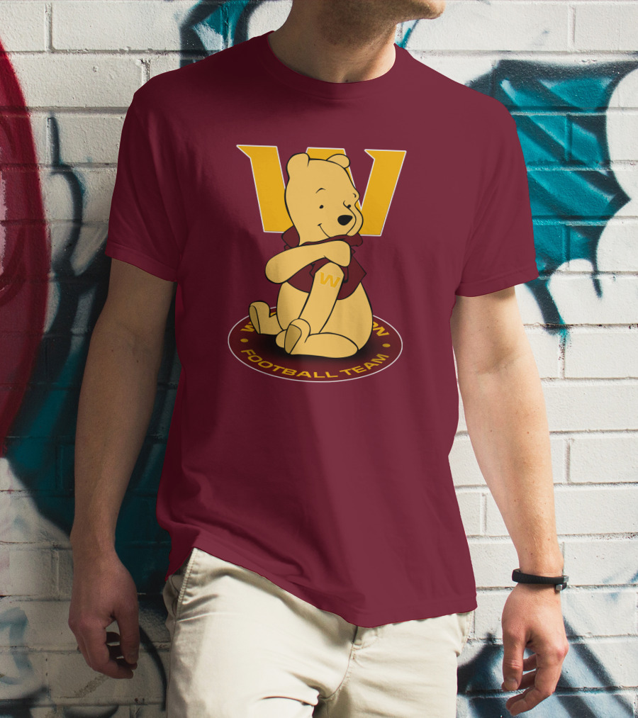 Washington Football Team W Winnie The Pooh T-Shirt