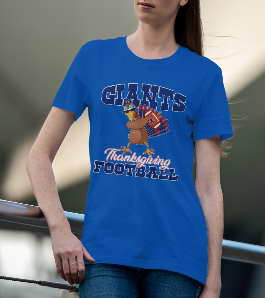 Giants Thanksgiving Football Turkey T-Shirt
