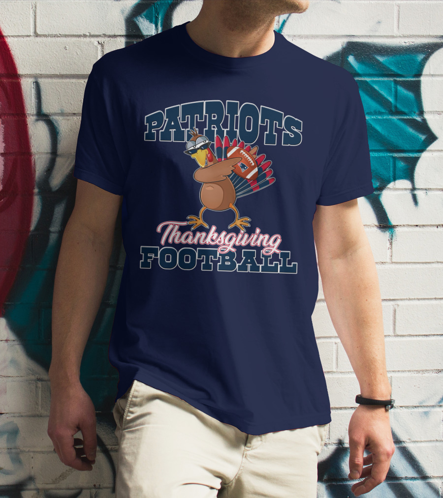 PATRIOTS Thanksgiving Football Turkey T-Shirt