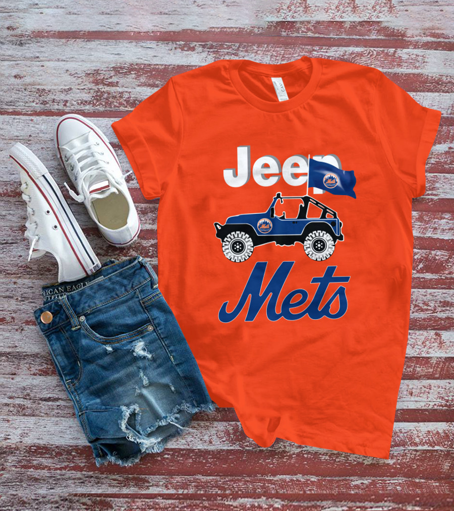 Jeep New York Mets Are Coming T-Shirt