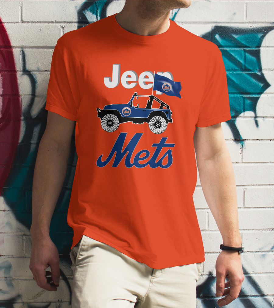 Jeep New York Mets Are Coming T-Shirt