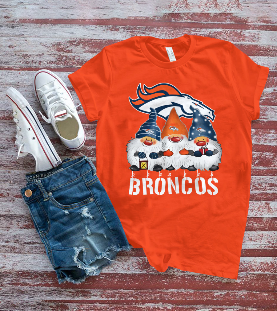 Denver Broncos Merry Christmas Happy Holidays Broncos T-Shirt