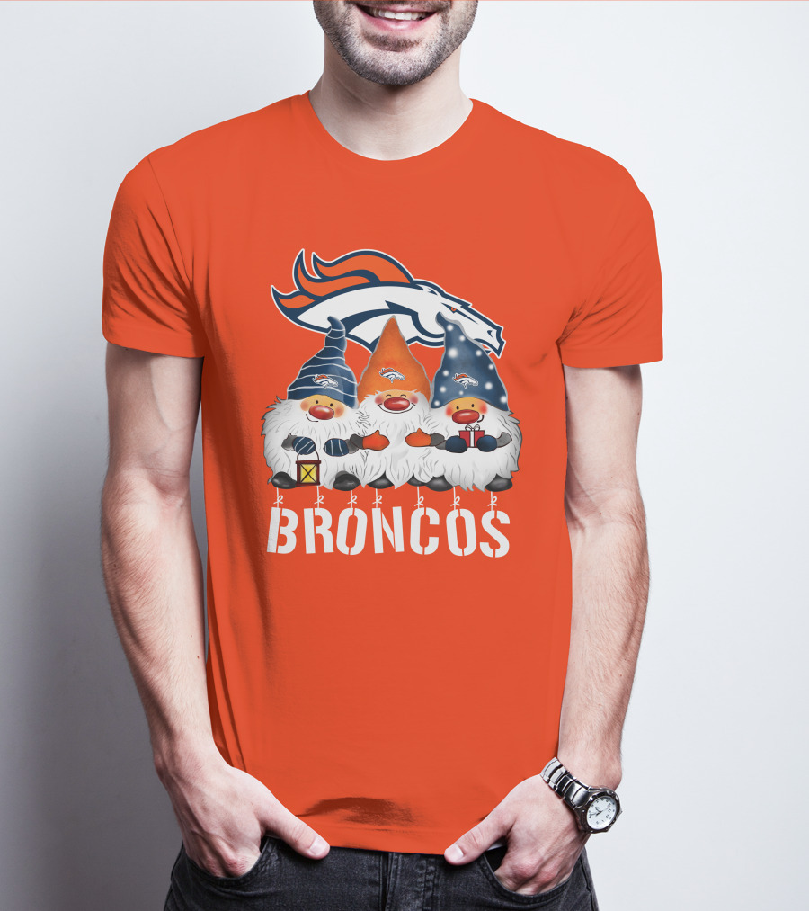 Denver Broncos Merry Christmas Happy Holidays Broncos T-Shirt