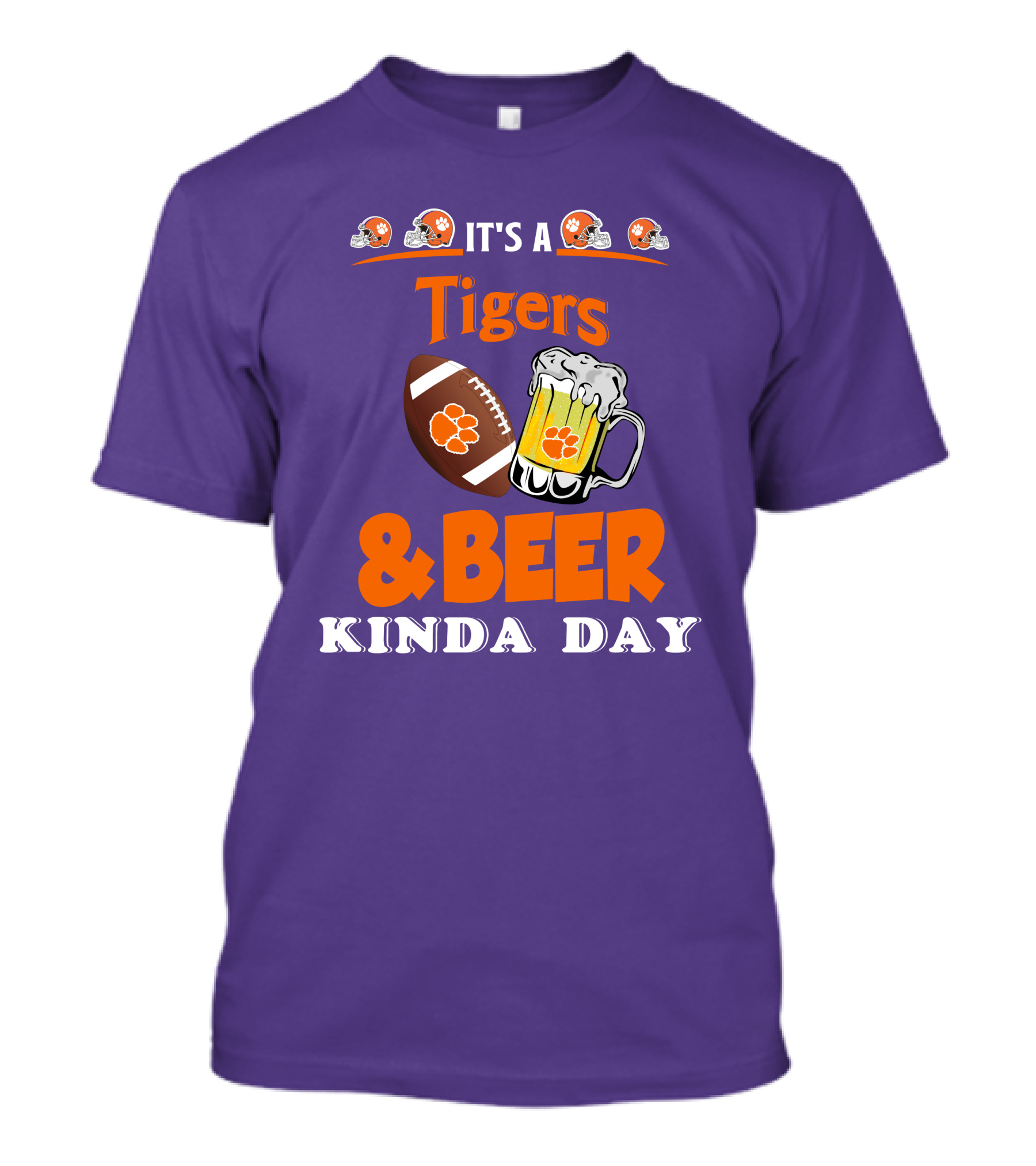 It's A Clemson Tigers Football And Beer Kinda Day T-Shirt
