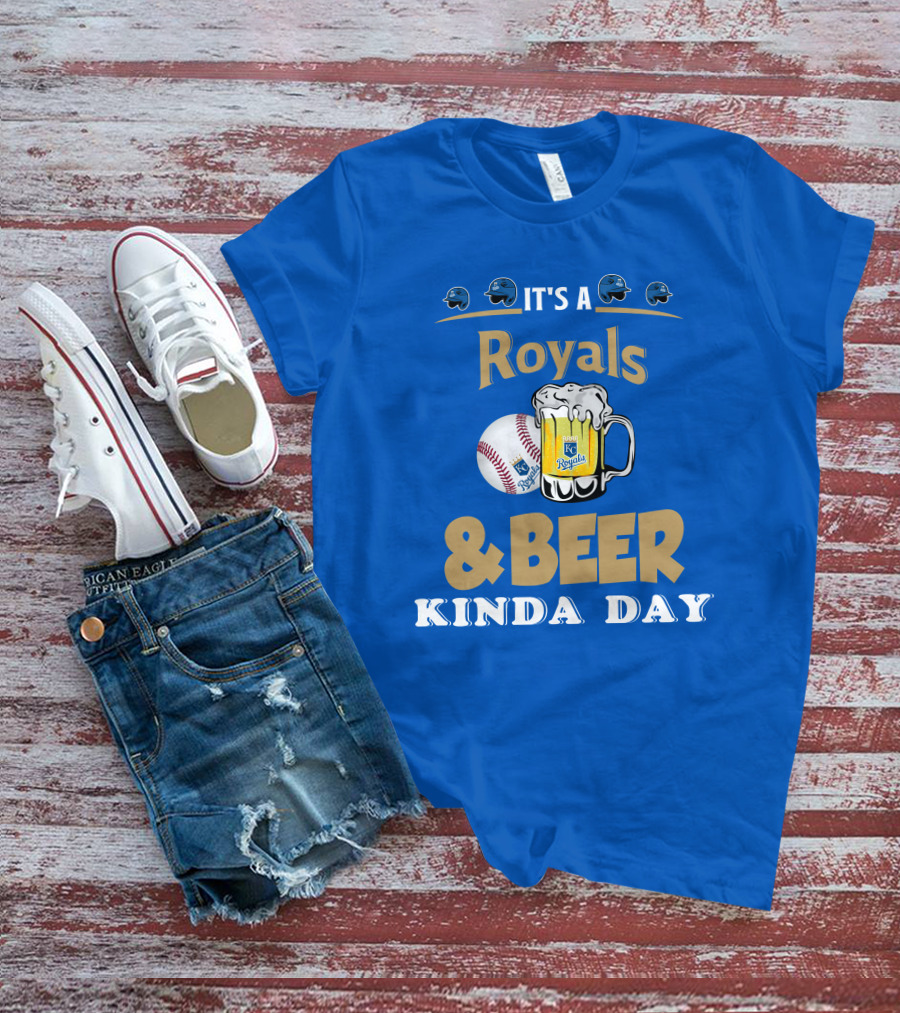 Kansas City Royals Baseball And Beer Kinda Day T-Shirt
