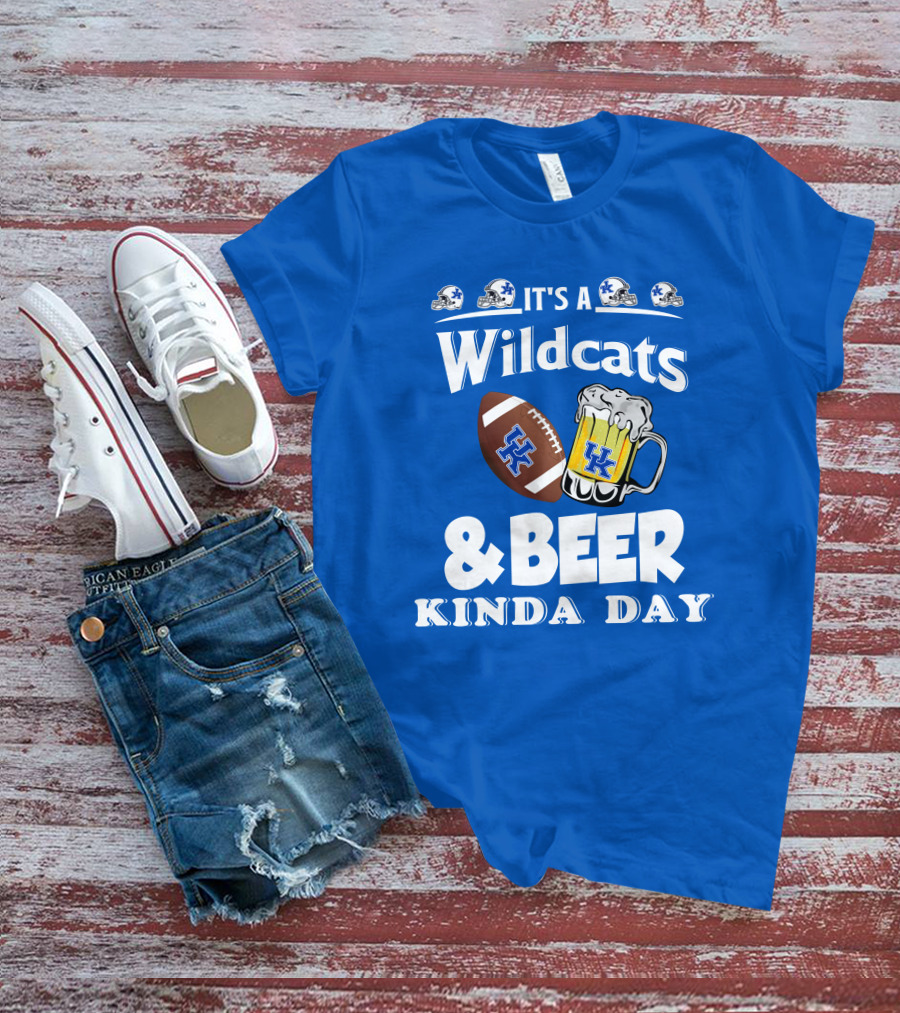 It's A Wildcats Football Beer Kinda Day T-Shirt