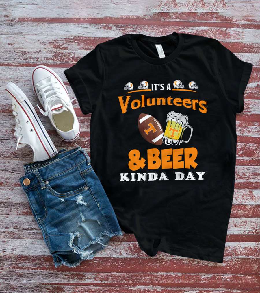 Tennessee Volunteers Football And Beer Day Celebrations T-Shirt