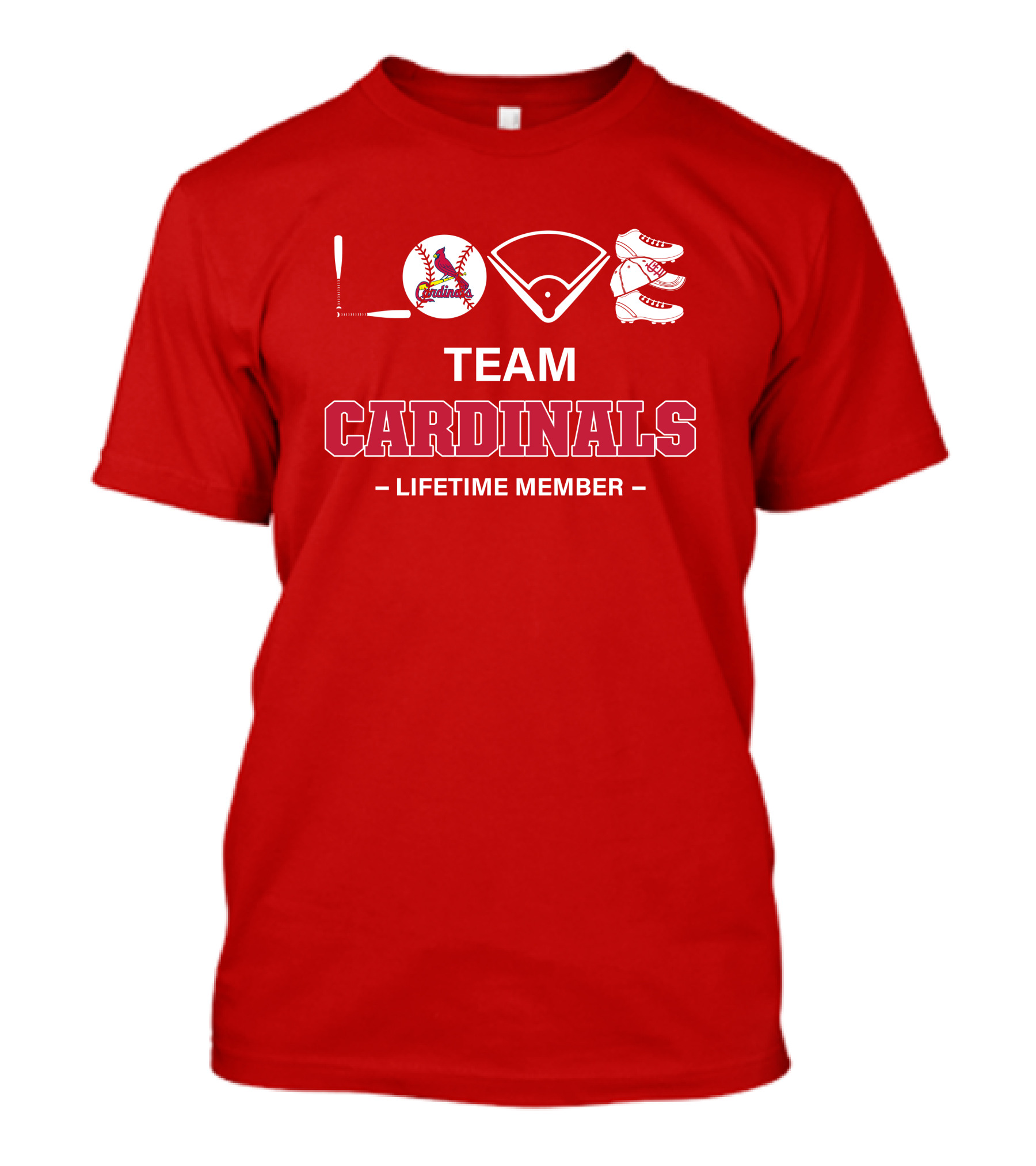 LOVE Team Cardinals Lifetime Member T-Shirt