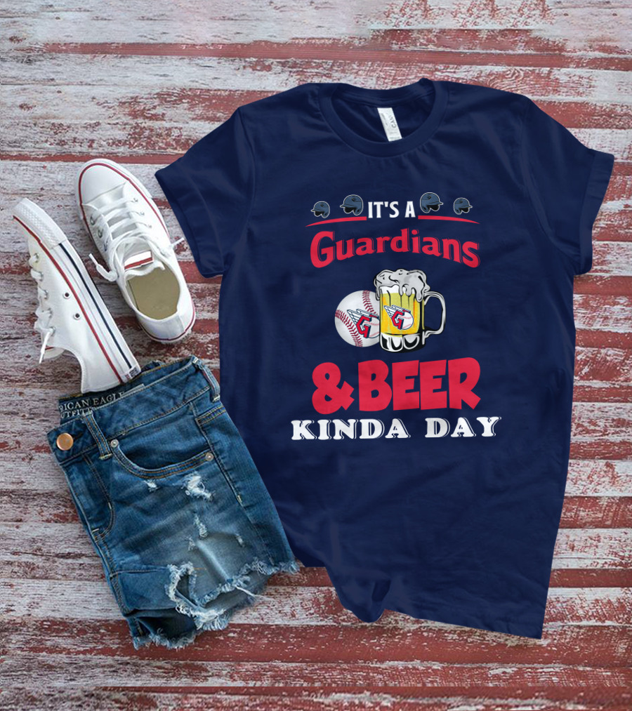 It's A Cleveland Guardians And Beer Kinda Day Baseball Mug T-Shirt