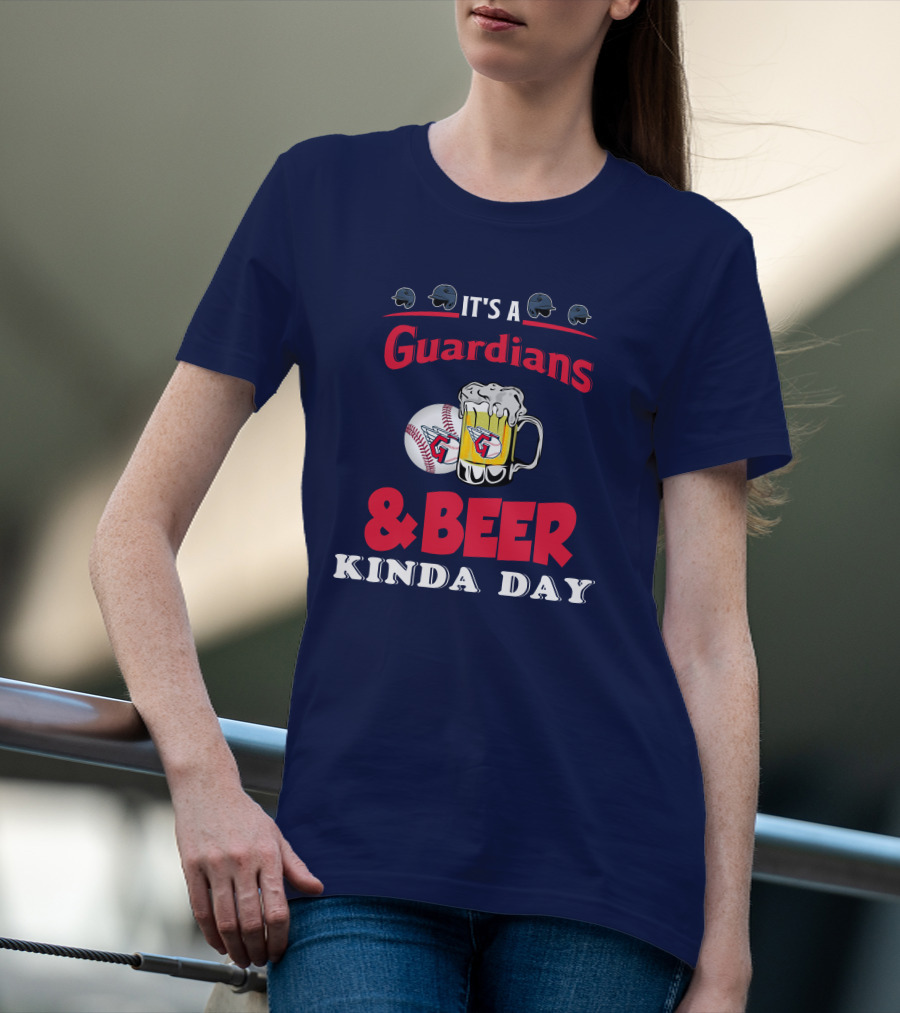 It's A Cleveland Guardians And Beer Kinda Day Baseball Mug T-Shirt