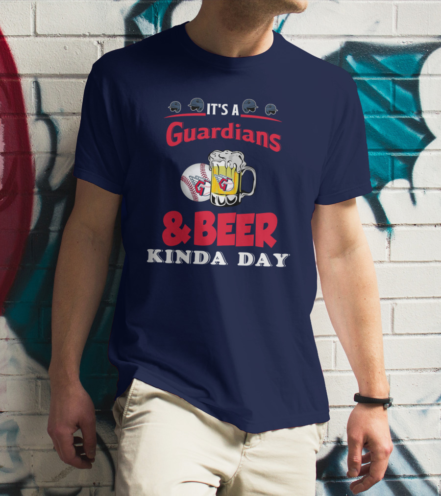 It's A Cleveland Guardians And Beer Kinda Day Baseball Mug T-Shirt