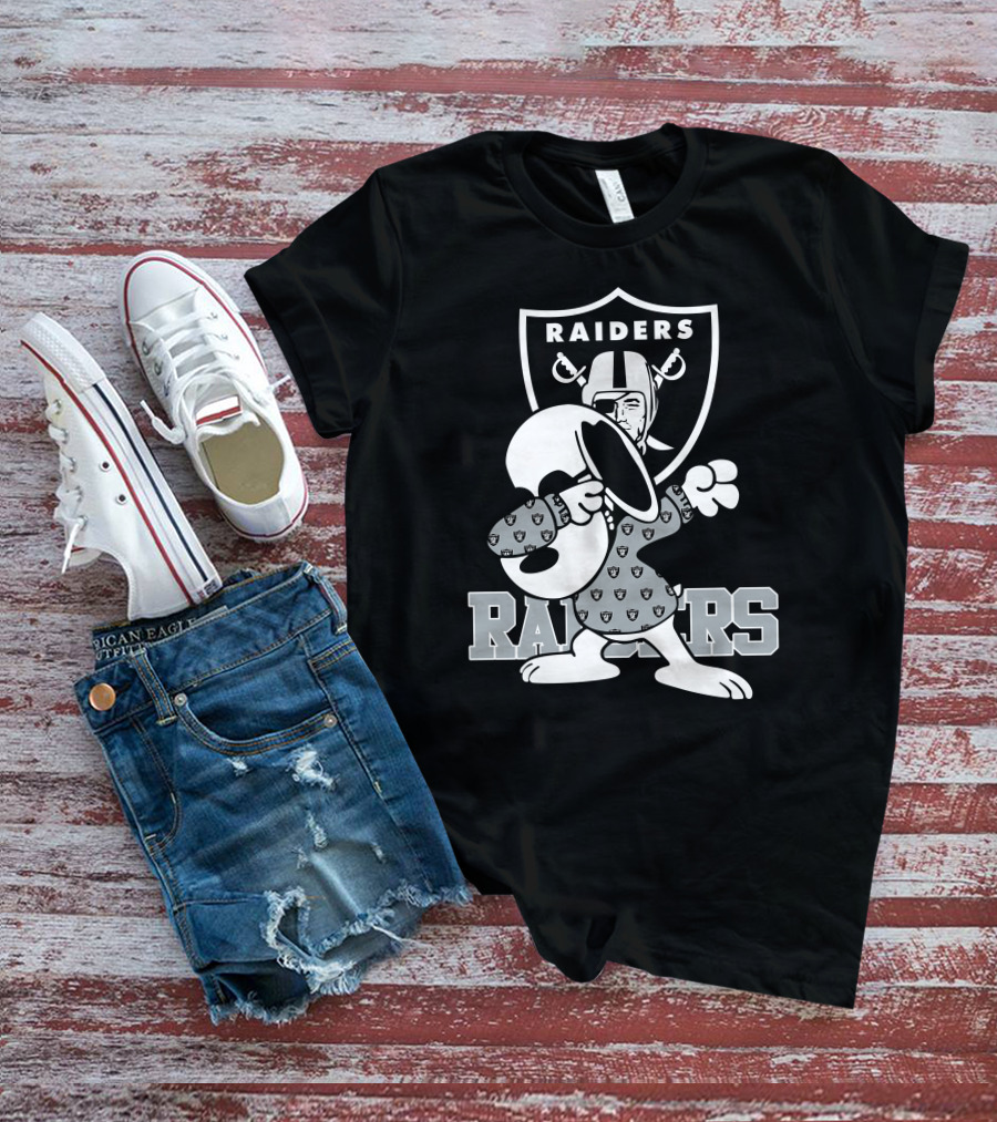 Las Vegas Raiders Snoopy Dabbing Raiders T-Shirt