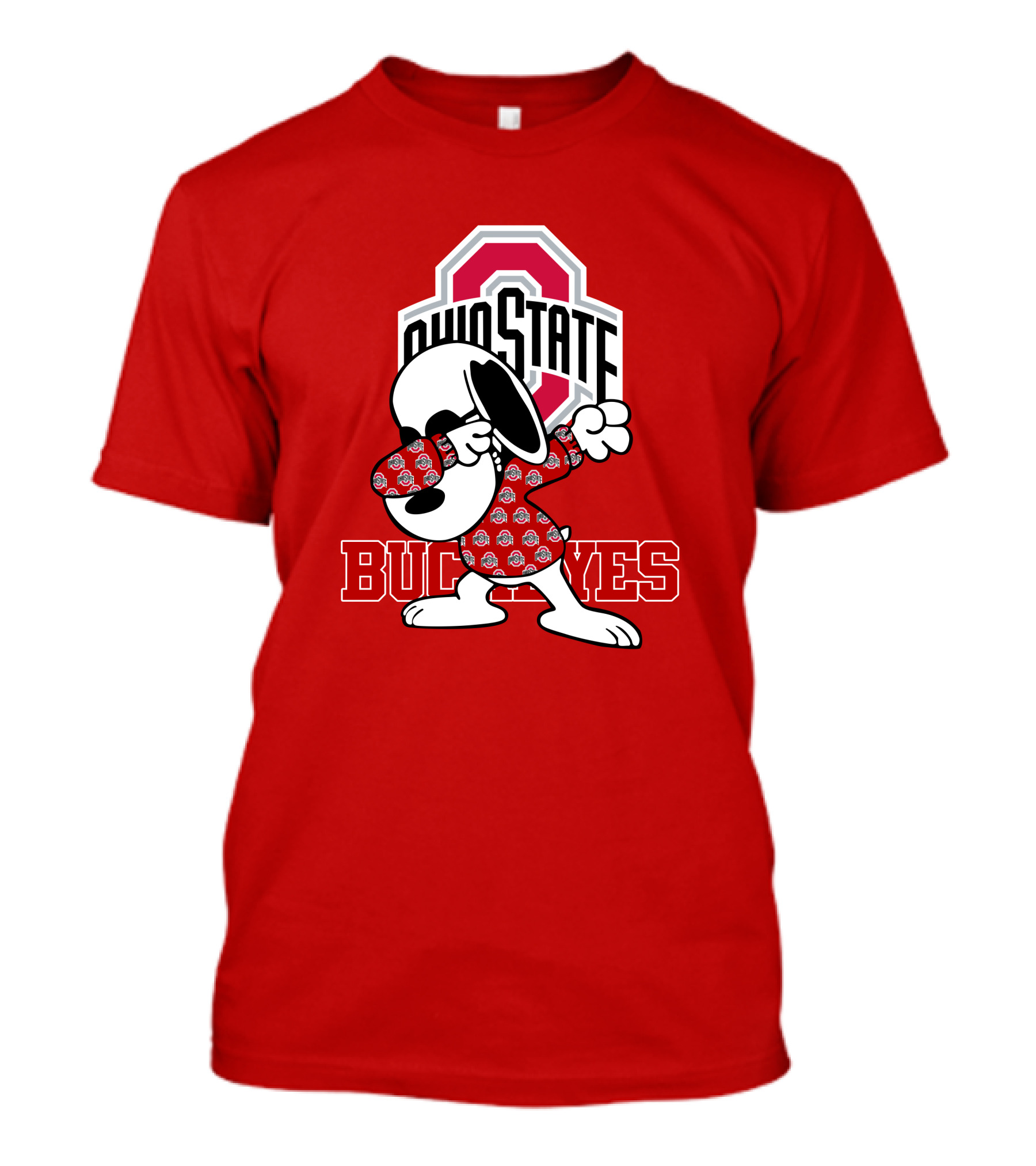 Ohio State Buckeyes Snoopy Dabbing T-Shirt