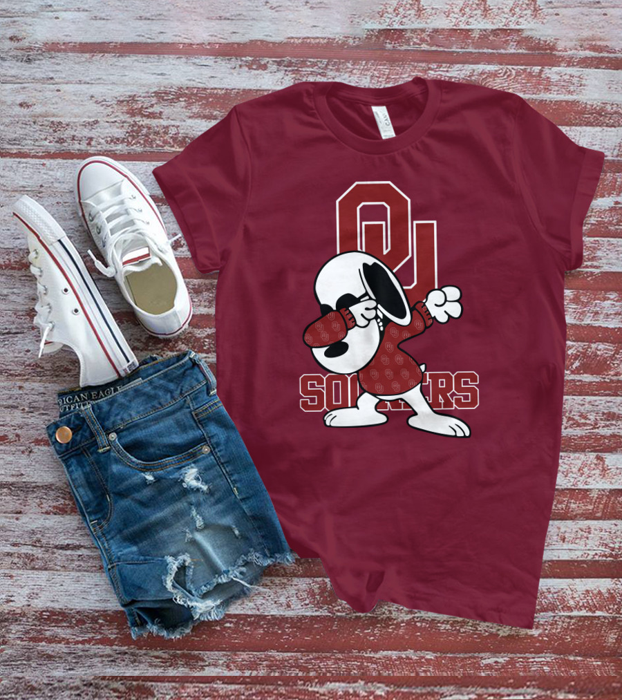 OU Sooners Snoopy Dabbing T-Shirt