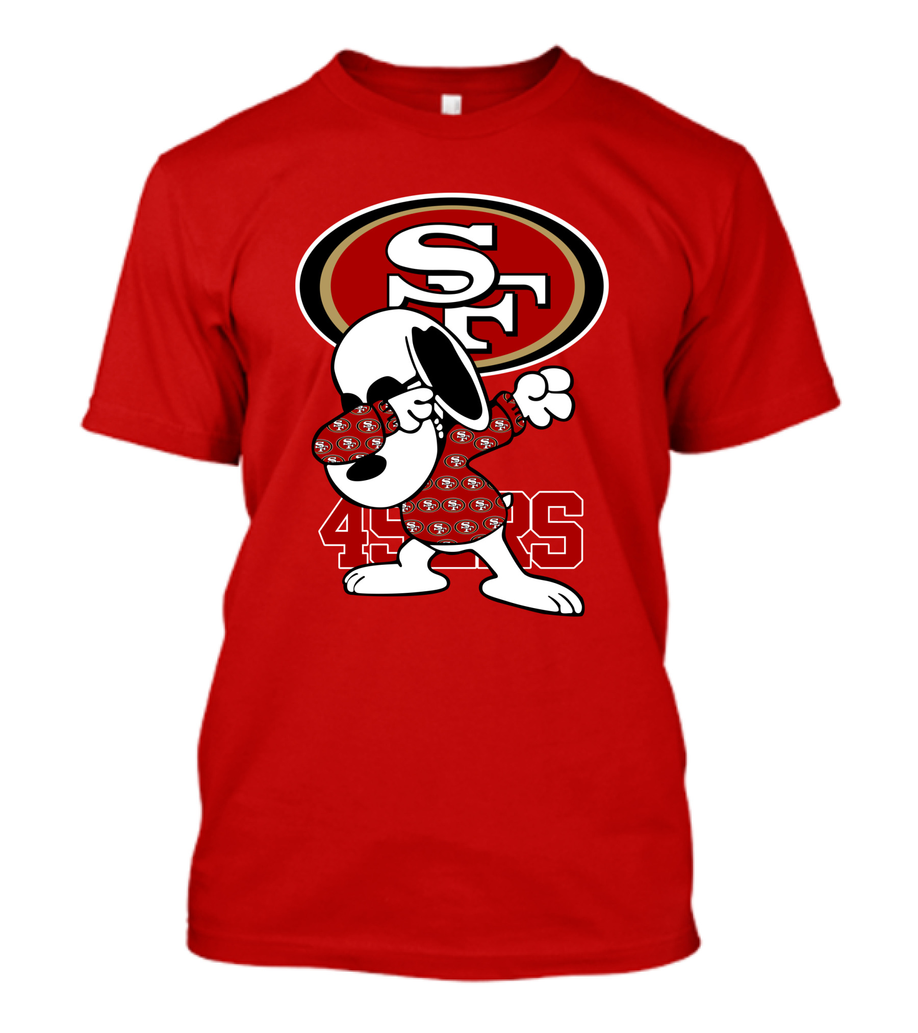 San Francisco 49ers Snoopy Dabbing SF T-Shirt