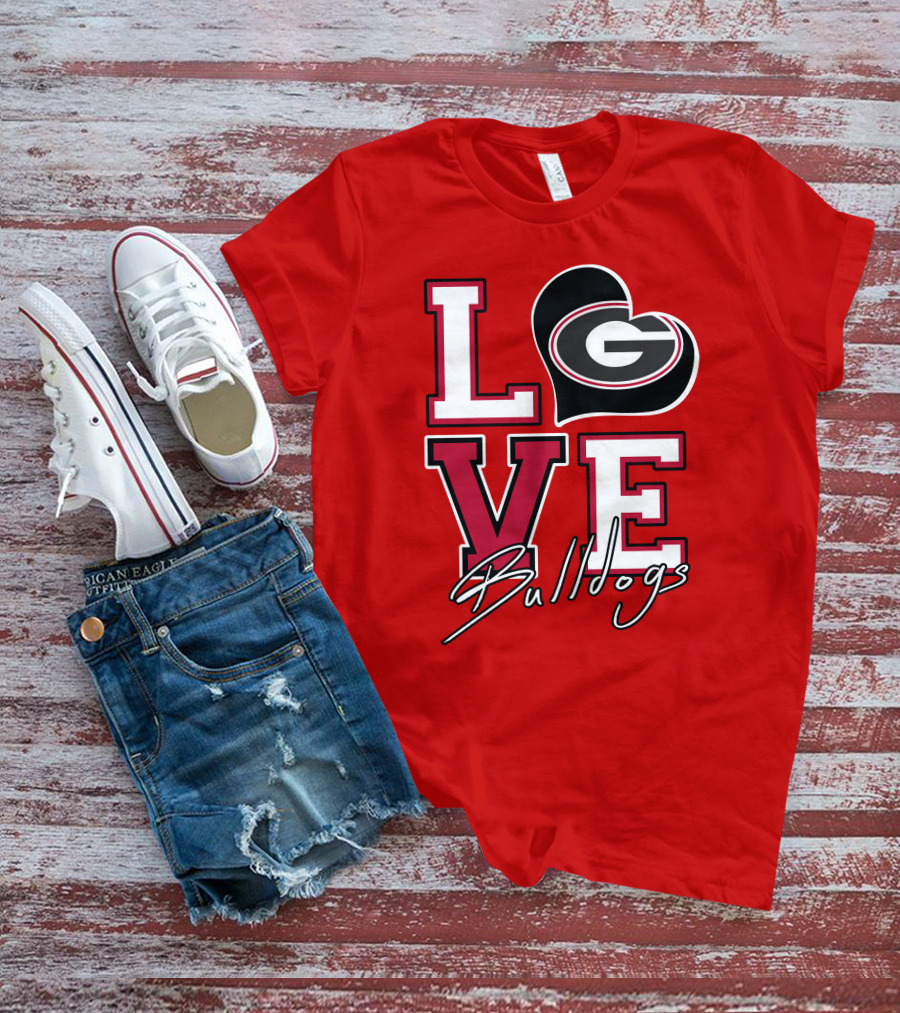 LOVE Georgia Bulldogs T-Shirt
