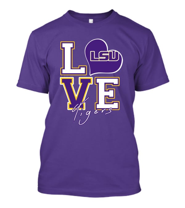 LOVE LSU Tigers T-Shirt