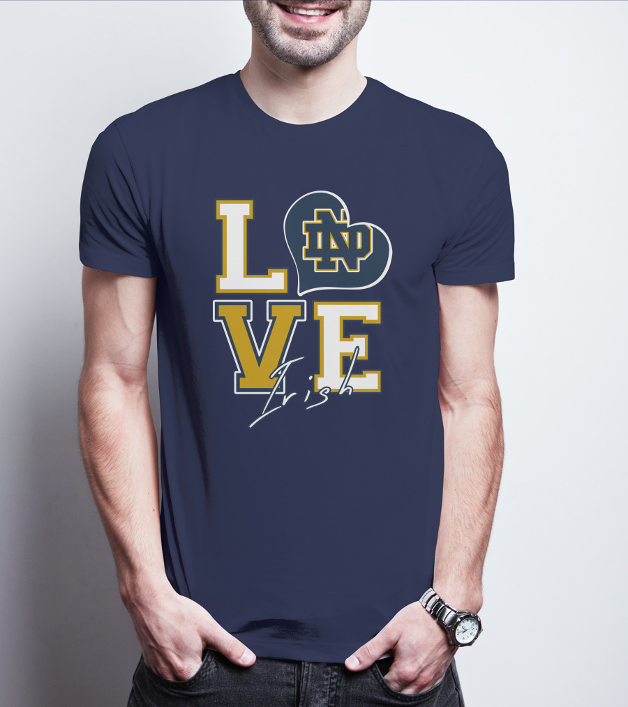LOVE Notre Dame Irish ND T-Shirt
