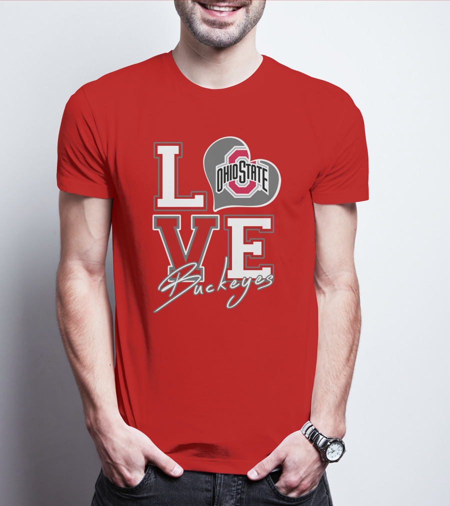 LOVE Ohio State Buckeyes T-Shirt
