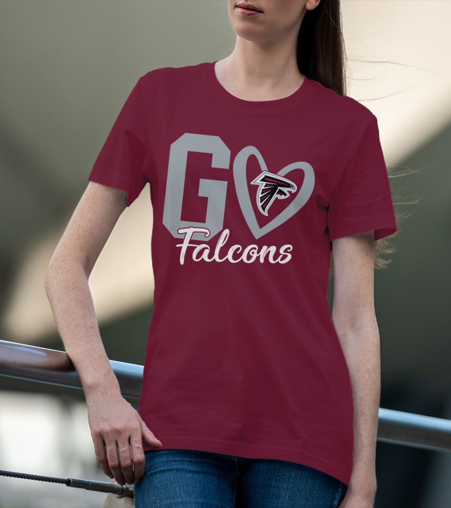 Go Falcons Heart T-Shirt