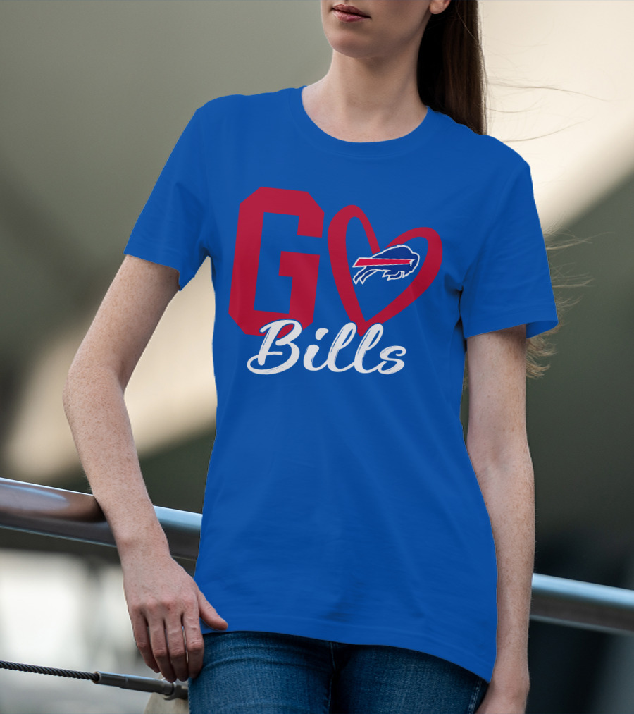 Go Bills Love Buffalo Bills T-Shirt