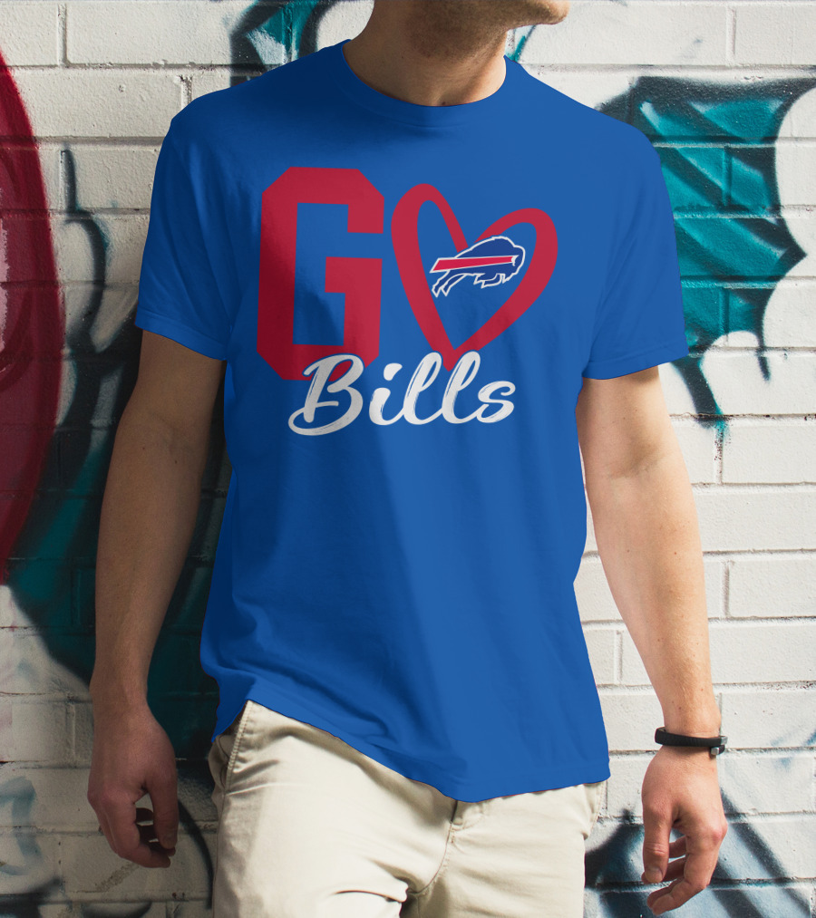 Go Bills Love Buffalo Bills T-Shirt