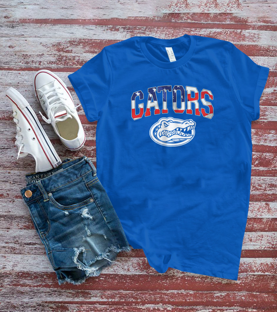 Gators American Flag T-Shirt