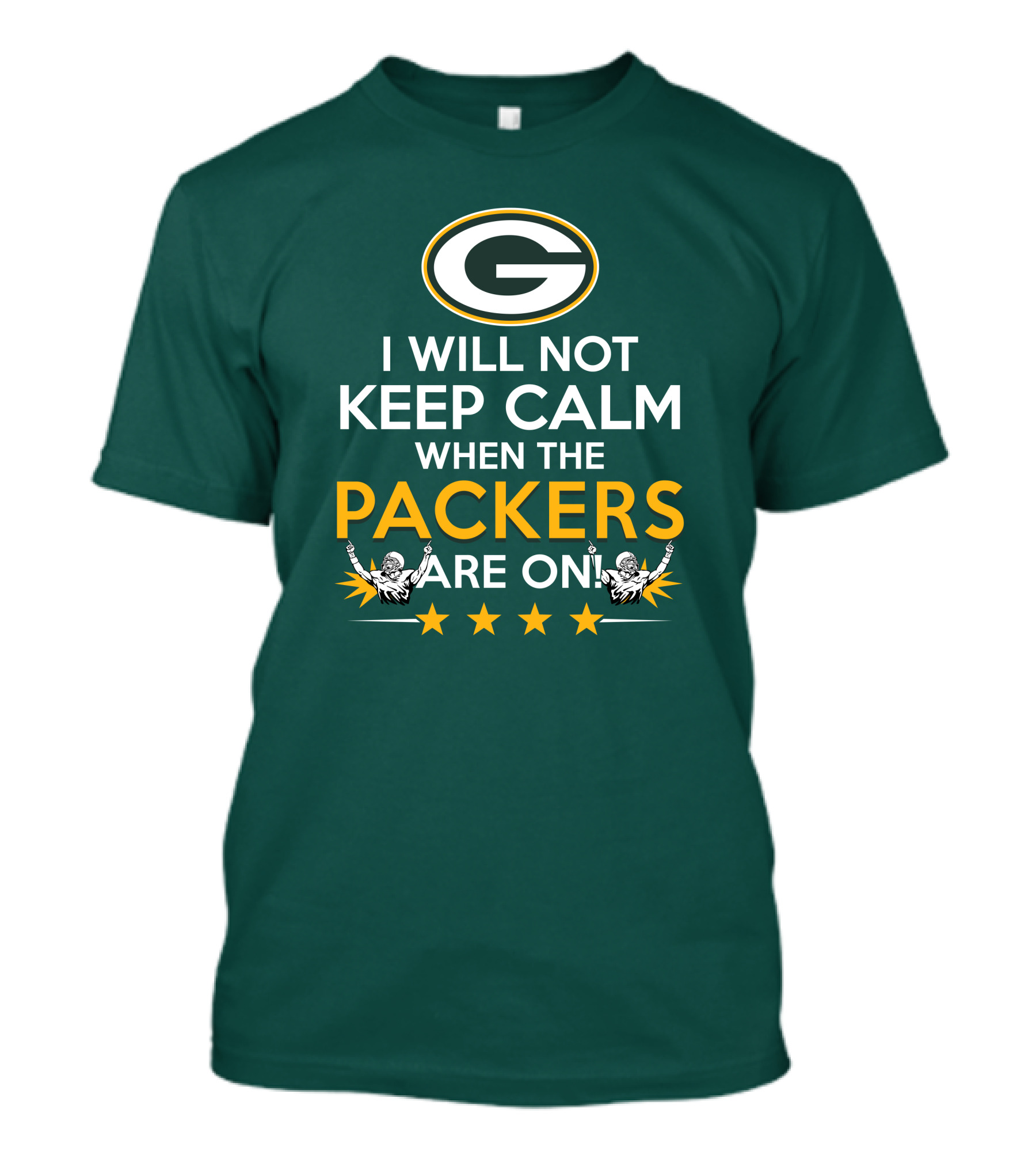 I Will Not Keep Calm When The Packers And Green Bay Logo Are On T-Shirt