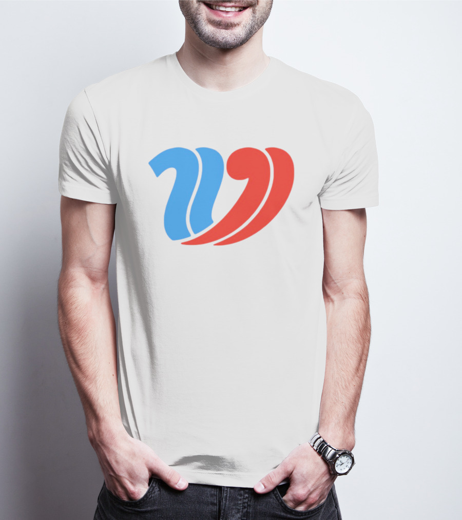 Vulfansa Blue Red Stylized W Icon T-Shirt