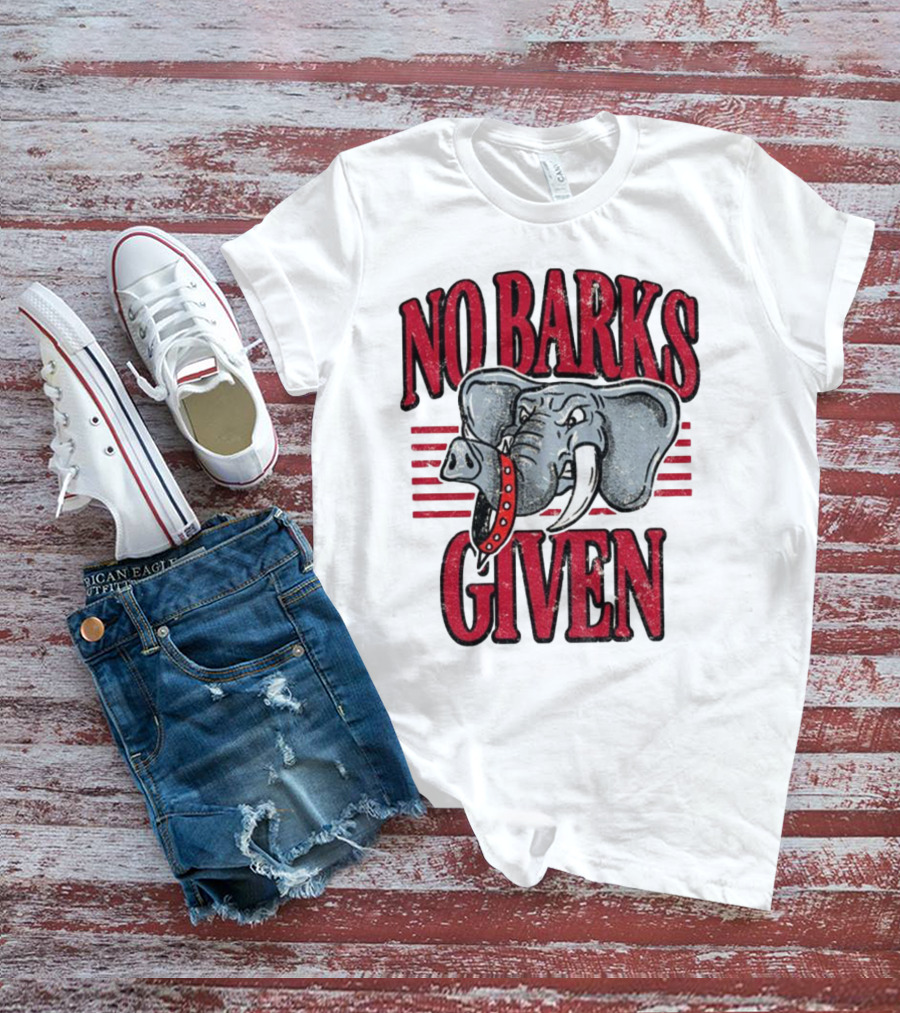 Alabama Crimson Tide Triumphs Over Georgia Bulldogs No Barks Given T-Shirt