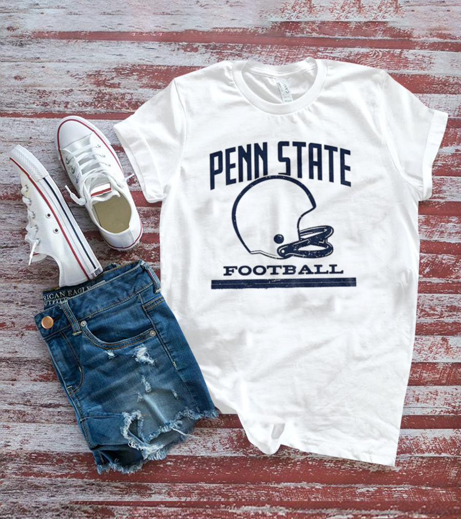 Penn State Football Vintage Helmet Design T-Shirt