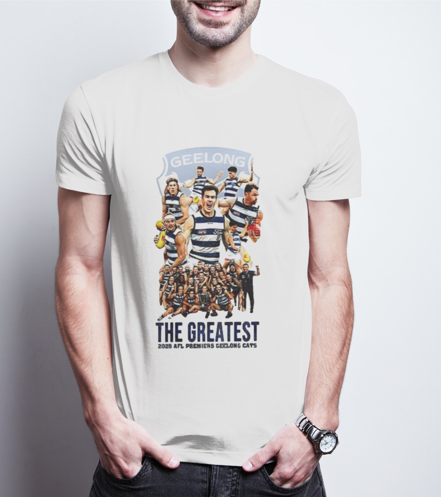 The Greatest Geelong Cats AFL Premiers 2025 Champions T-Shirt