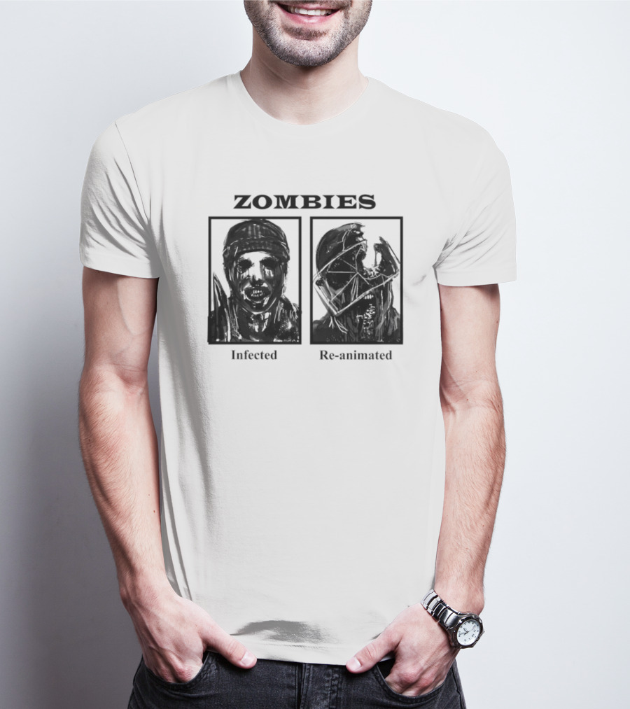 Zombies Infected Re-Animated Horror T-Shirt