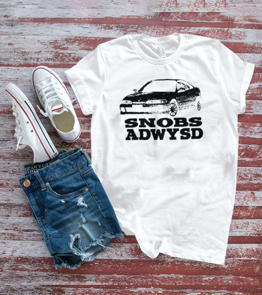 Snobs Always Forward Honda Civic Outline T-Shirt