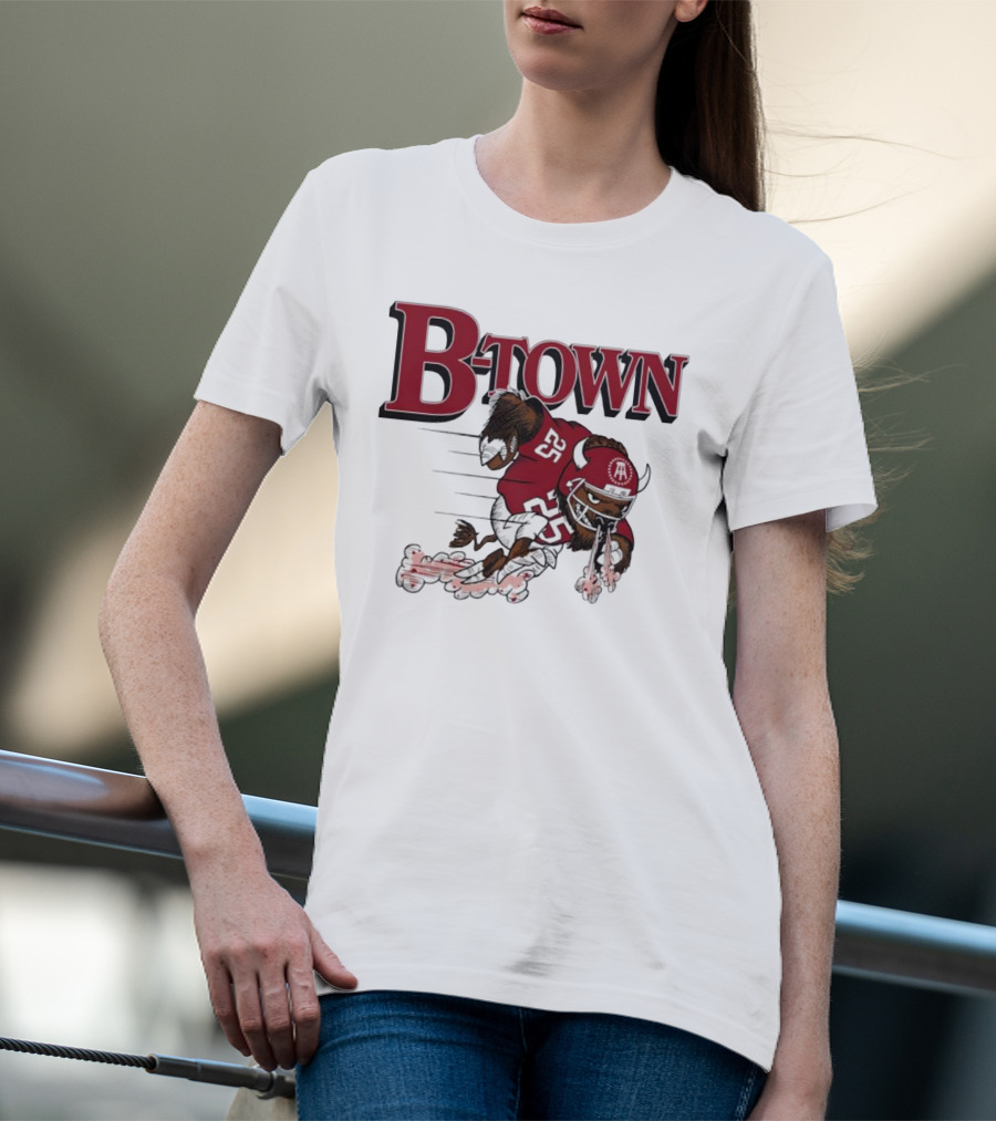 B-Town Bison Football Indiana Sooners 25 T-Shirt