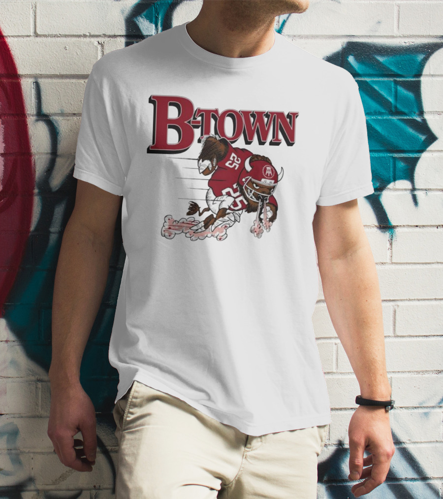 B-Town Bison Football Indiana Sooners 25 T-Shirt
