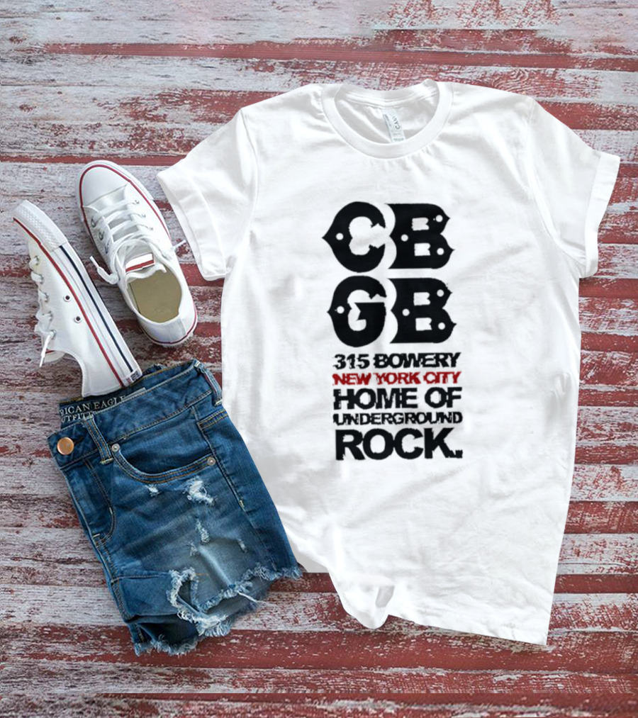 CBGB Festival 1973 New York City 315 Bowery Underground Rock T-Shirt