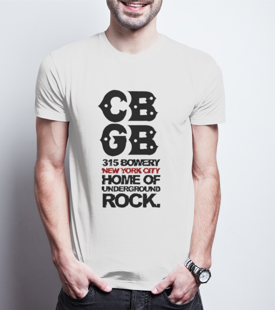 CBGB Festival 1973 New York City 315 Bowery Underground Rock T-Shirt