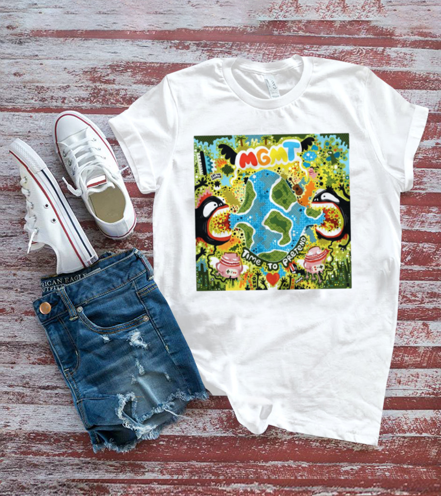 MGMT Time To Pretend EP Colorful Nature Fantasy Album Art T-Shirt