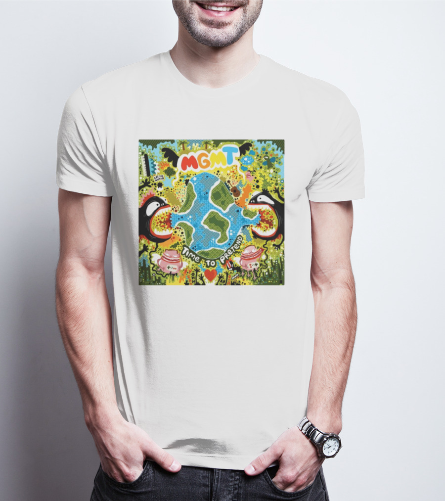 MGMT Time To Pretend EP Colorful Nature Fantasy Album Art T-Shirt
