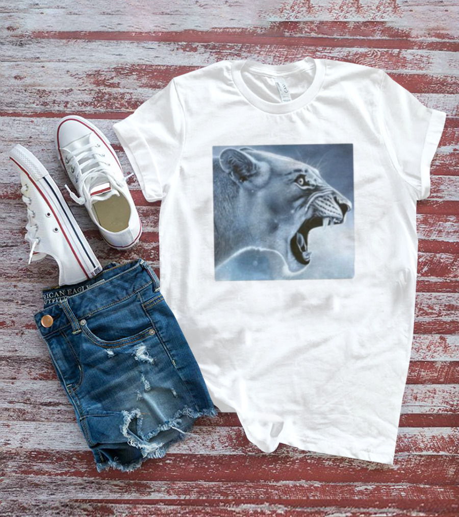 Lion Rage Intense Roar Fierce Expression T-Shirt