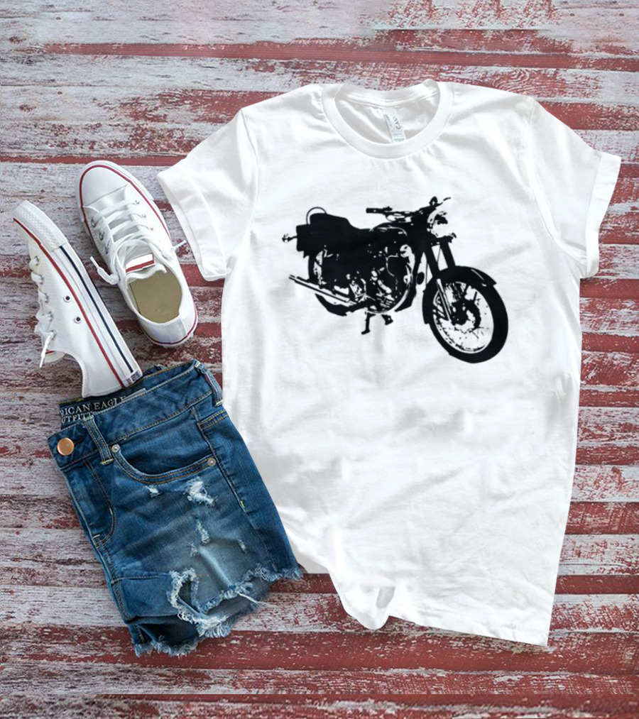 Bacon Hair Riding Motorcycle Fun Adventure T-Shirt