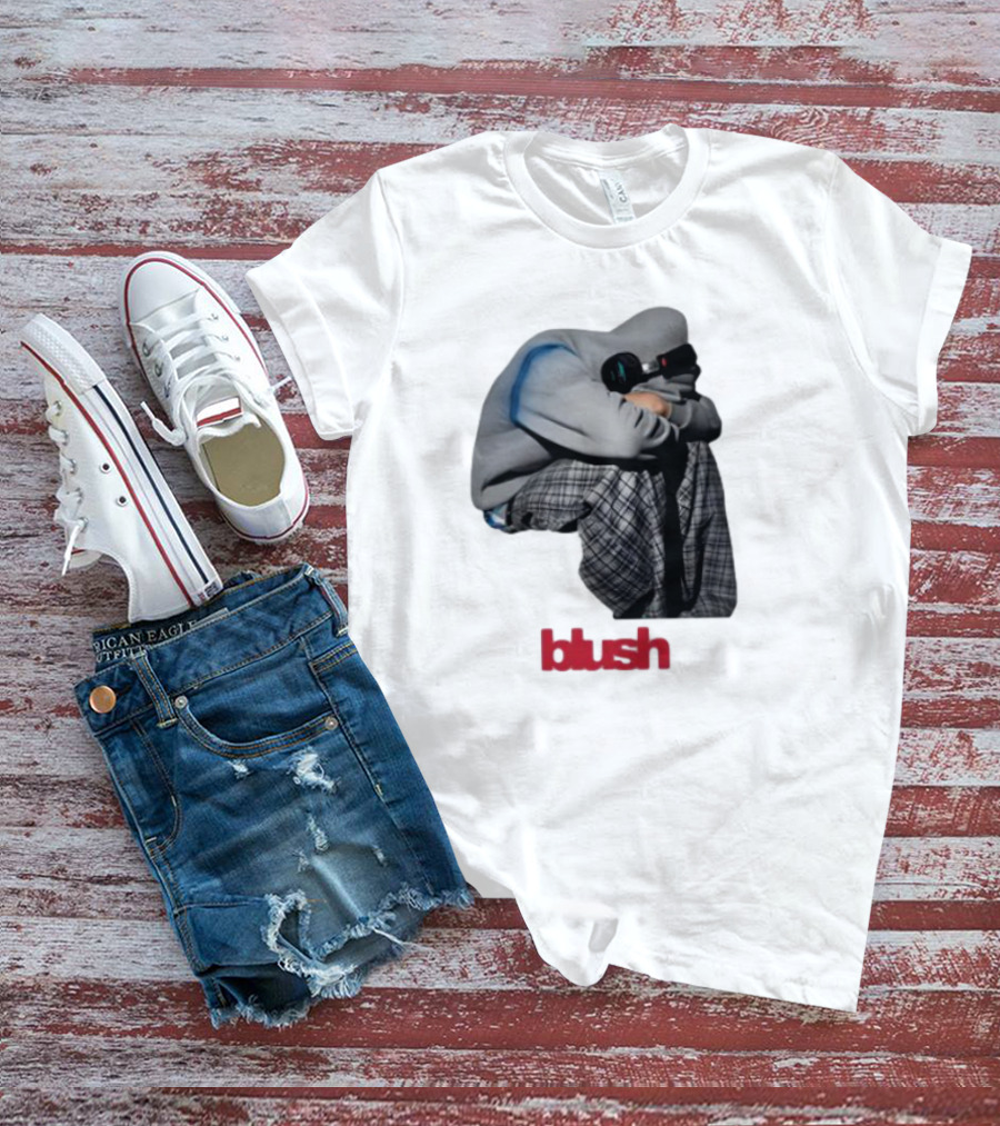 Blush Headphones Plaid Pants Mood T-Shirt