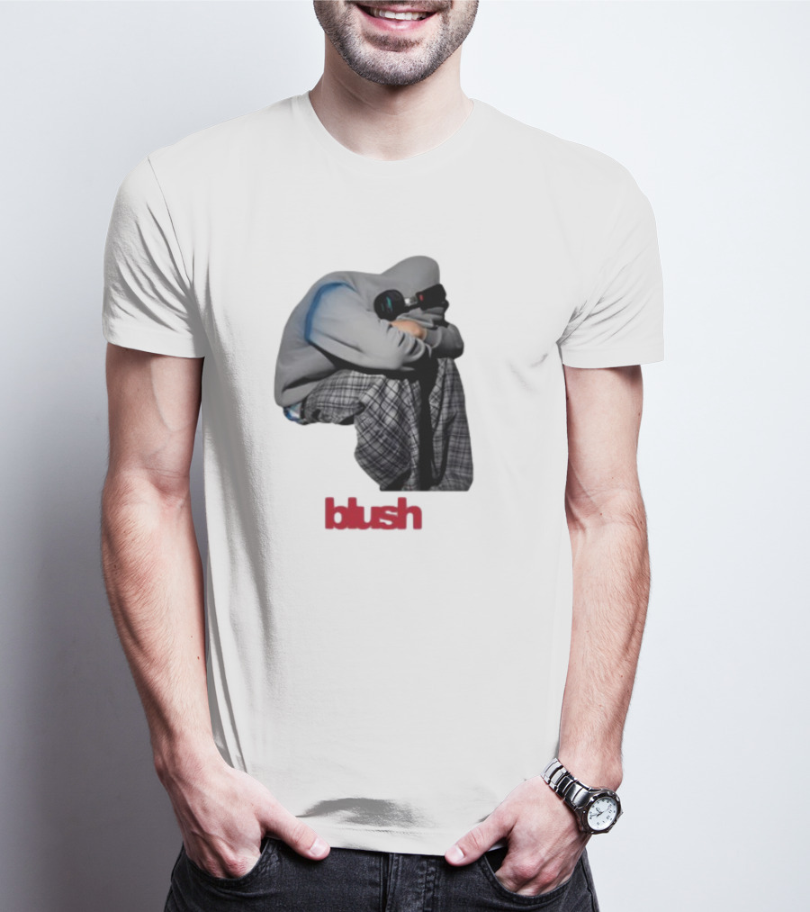 Blush Headphones Plaid Pants Mood T-Shirt