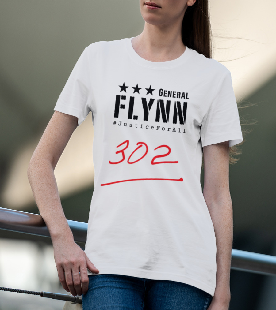 General Flynn Justice For All 302 Signature T-Shirt