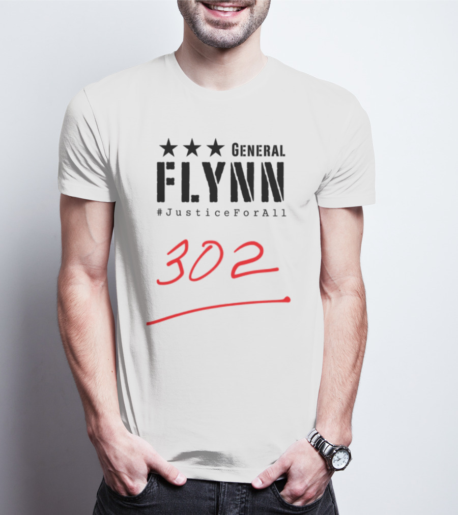 General Flynn Justice For All 302 Signature T-Shirt
