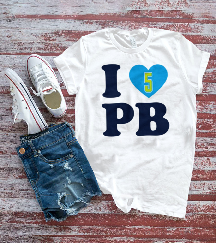Azzi Fudd I Love 5 Heart Pb Paige Bueckers T-Shirt