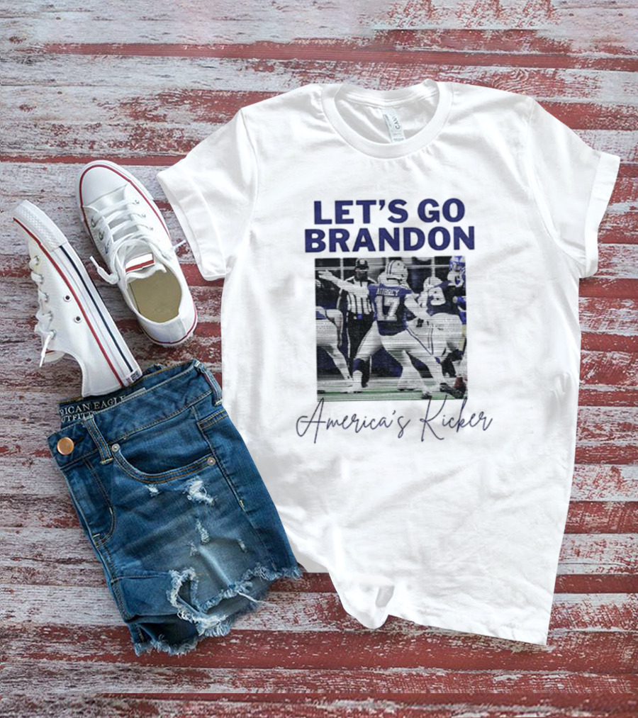 Let's Go Brandon America's Kicker Dallas Cowboys T-Shirt