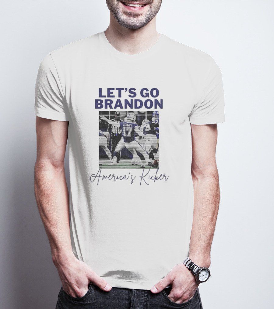 Let's Go Brandon America's Kicker Dallas Cowboys T-Shirt